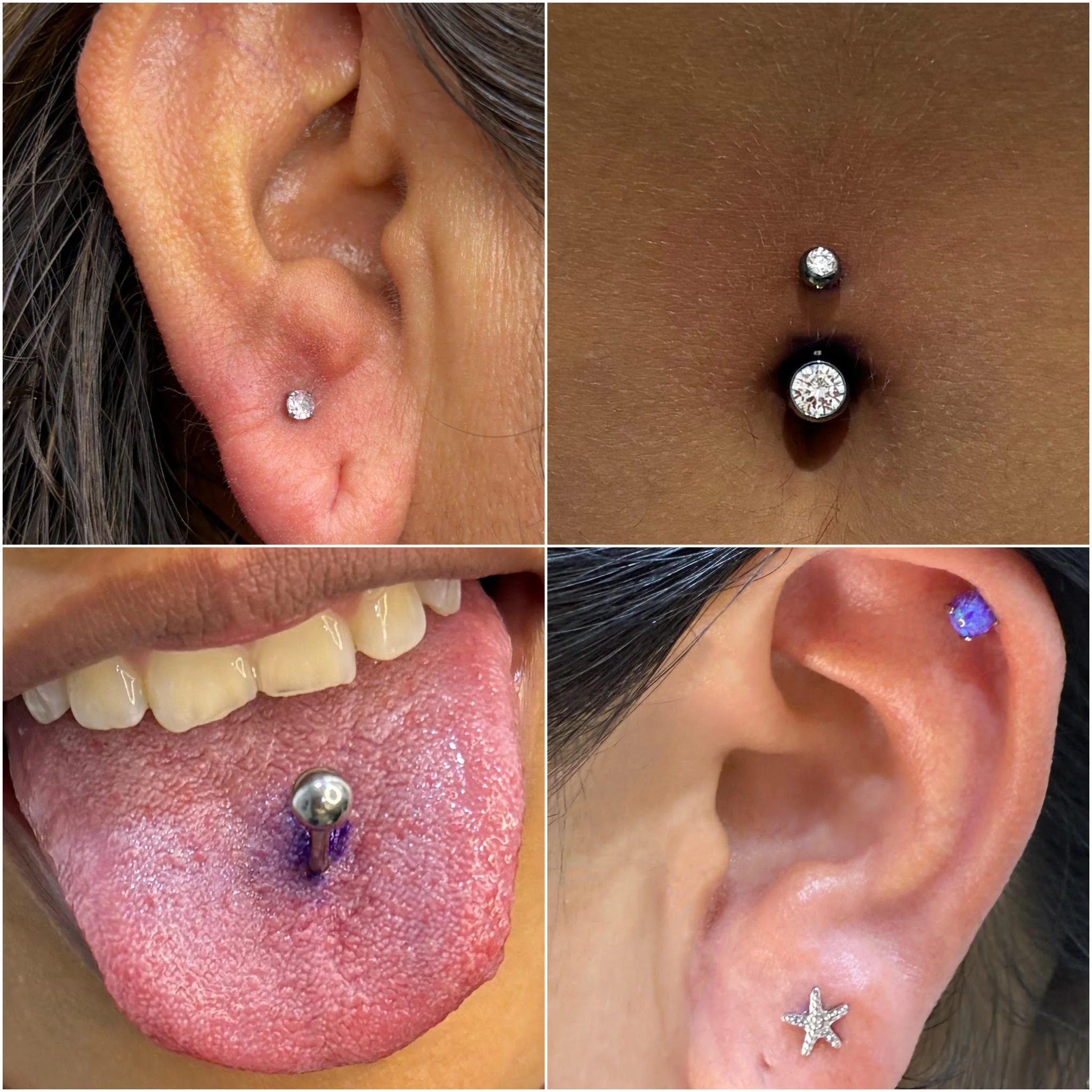 Détail piercing